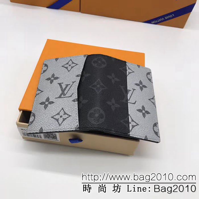 路易威登LV頂級原單 M63021拼接黑花2018春夏Split系列新式帆布袋裝錢包 ZY1079